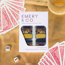 Load image into Gallery viewer, Emerald gold nail stickers