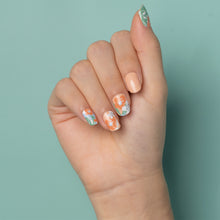 Load image into Gallery viewer, nail-stickers-singapore-apple-blossom-peach
