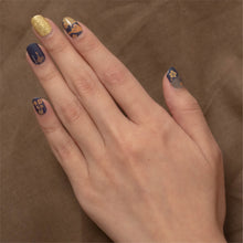 Load image into Gallery viewer, Emerald gold nail stickers