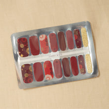 Load image into Gallery viewer, Ornate reds nail stickers