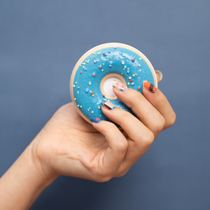 Ain’t you sweet, Coffee & Donuts? nail art stickers & socks bundle