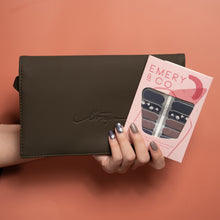 Load image into Gallery viewer, Cosset Flowers nail stickers + Bags 2 Basics Clutch Bag Bundle