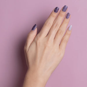 Purple / Navy Nail Sticker Bundle -  The Aphrodite