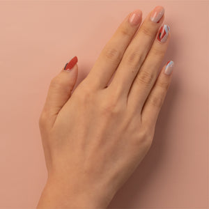 Red / Pink Nail Sticker Bundle - The Home Alone