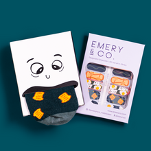 Load image into Gallery viewer, Let’s have brunch with Eggs &amp; Toast! nail art stickers &amp; socks bundle