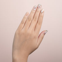 Load image into Gallery viewer, White vineyard nail art stickers